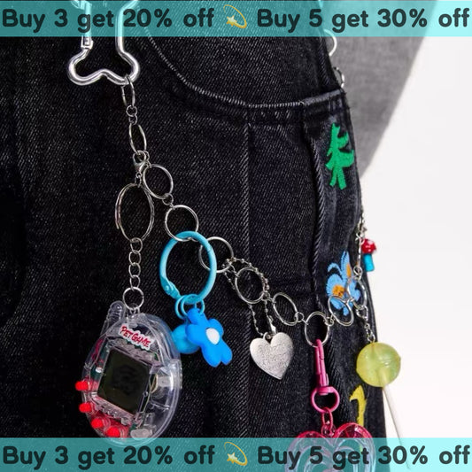 Game Console Detachable Pendant Keychain