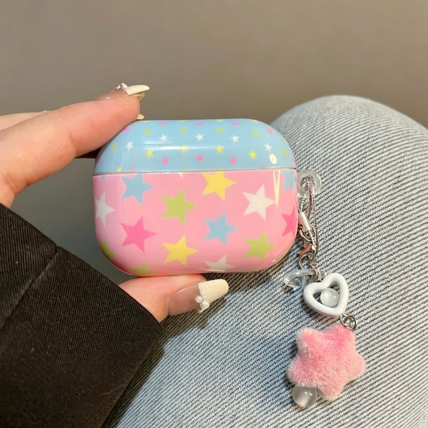 Y2K star airpods case