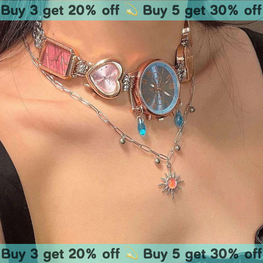 Heavy-duty Watch Design Necklace